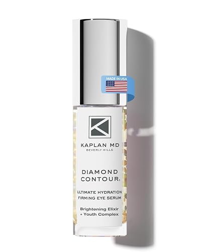 KAPLAN MD Eye Serum - 4-in-1 Diamond Contour Hydration Firming Under Eye Serum with Plant Extracts, Hyaluronic Acid, Anti-Aging Peptides & Liquid Beauty & Personal Care KAPLAN MD