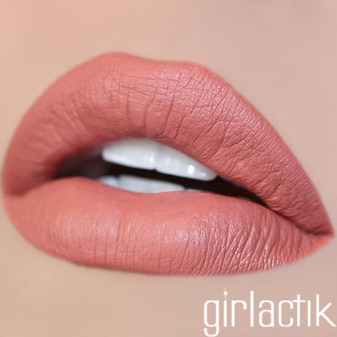 Girlactik Long Lasting Matte Lip Paint Liquid Lipstick in Allure- Long wearing, Smooth Application, Pigmented, Non-Crack Formula, Lightweight, 7.5 ml Beauty & Personal Care Girlactik