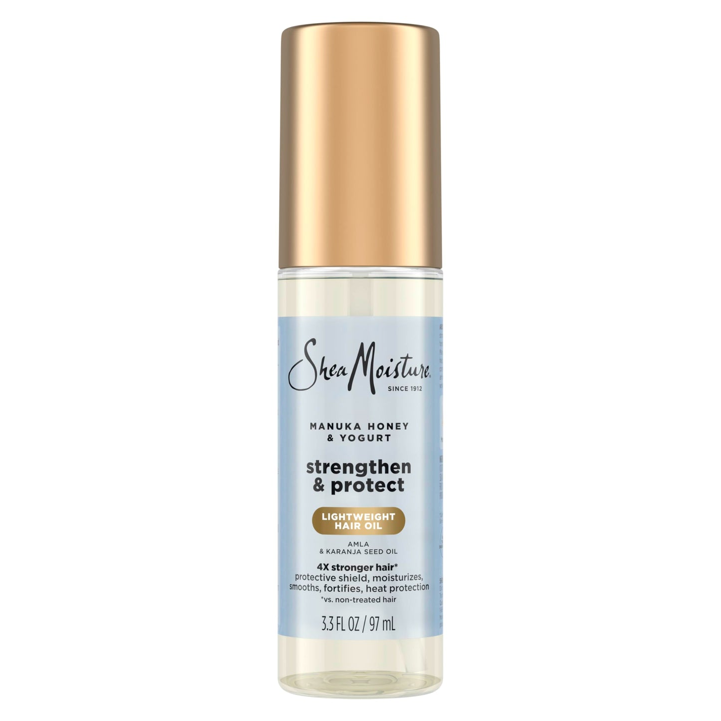 SheaMoisture Strengthen & Protect Hair Oil Manuka Honey & Yogurt Reduces Heat Damage and Protects Hair with an Amla Oil and Manuka Honey Infused Beauty & Personal Care SheaMoisture