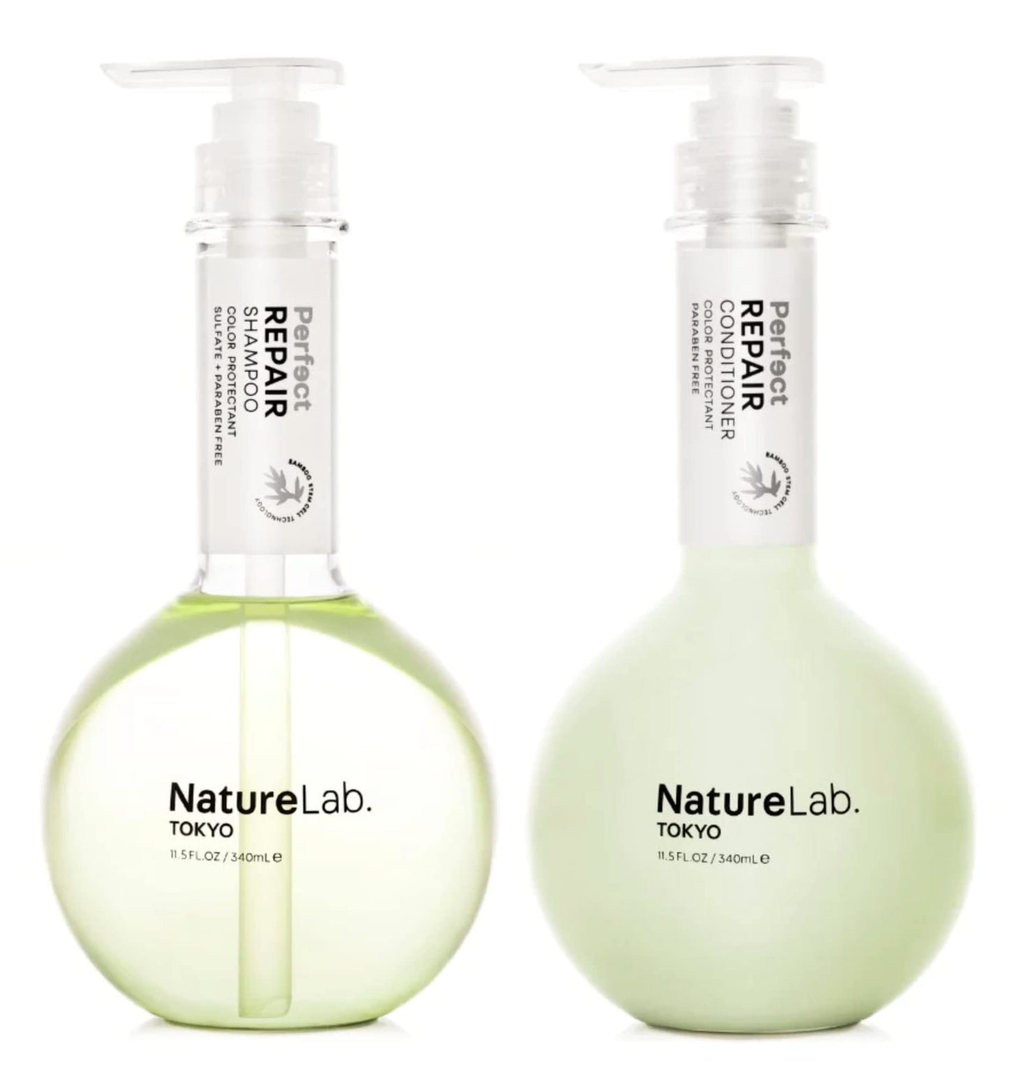 NatureLab.TOKYO Perfect Repair Shampoo & Conditioner Duo - Japanese Shampoo and Conditioner for Damaged, Color-Treated Hair - Penetrates Roots Beauty & Personal Care NATURELAB. TOKYO