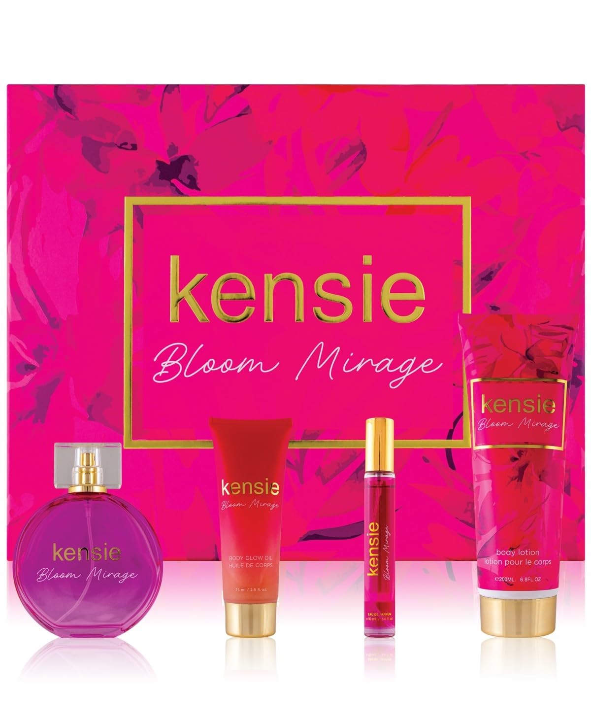 kensie Bloom Mirage EDP 4 Piece Gift Set, 3.4 fl. oz Beauty & Personal Care kensie