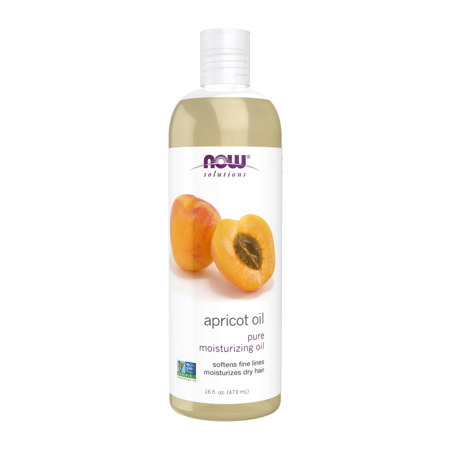NOW Foods Solutions, Apricot Kernel Oil, Hair Moisturizer, Rejuvenating Skin Oil, Softens Fine Lines, 16-Ounce Beauty & Personal Care NOW Foods