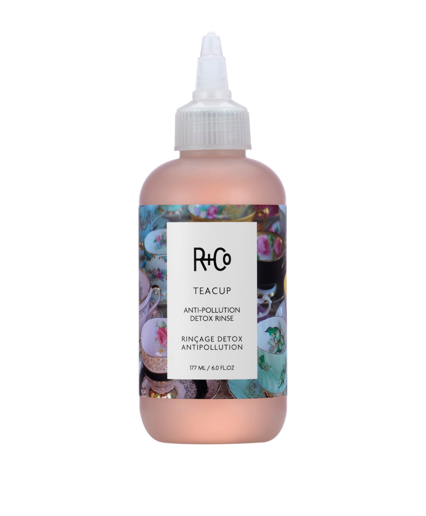 R+Co Teacup Peacholine + Kombucha Detox Rinse 177 ml / 6 oz Beauty & Personal Care R+Co