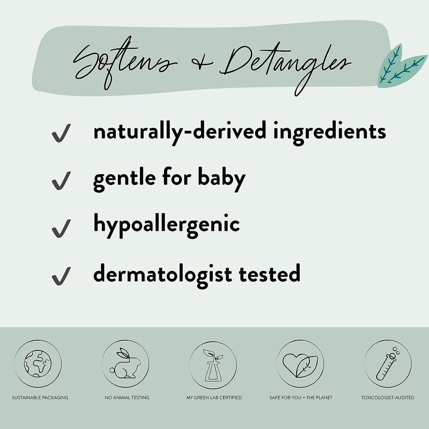 The Honest Company Conditioning Hair Detangler Leave-in Conditioner and Fortifying Spray, Tear Free, Cruelty-Free, Hypoallergenic, Almond Nourishing Beauty & Personal Care The Honest Company