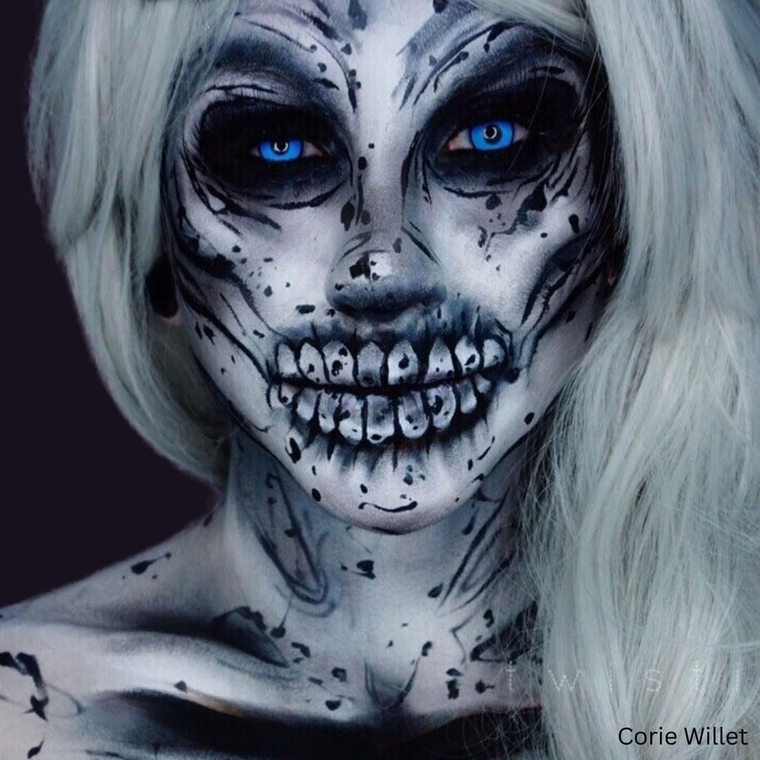 Mehron Makeup Liquid Makeup - BLACK, Face & Body Paint