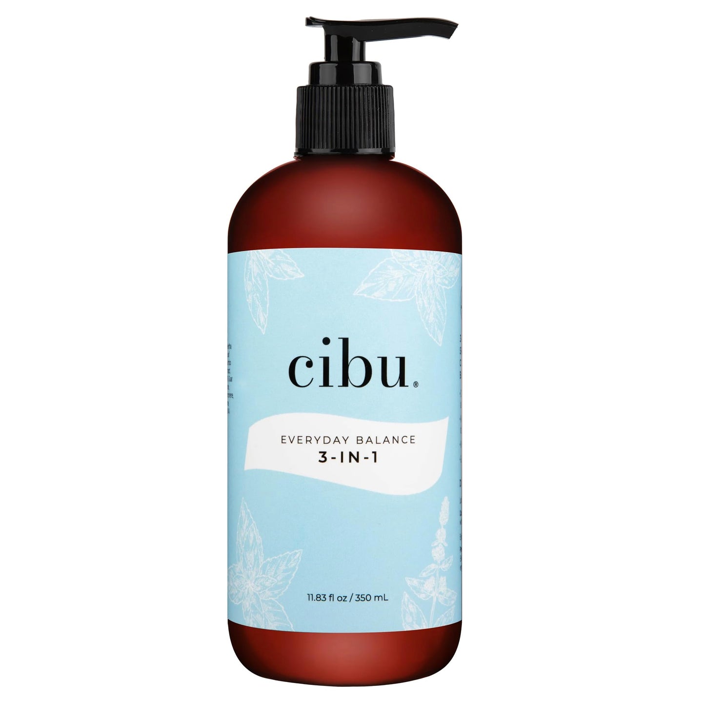 CIBU Shampoo, Conditioner & Body Wash 30021, 11.83 fl oz (350 ml), Sulfate-Free, Fresh Scent, For All Skin & Hair Types, Men/Women Hair, Body, Face Beauty & Personal Care CIBU