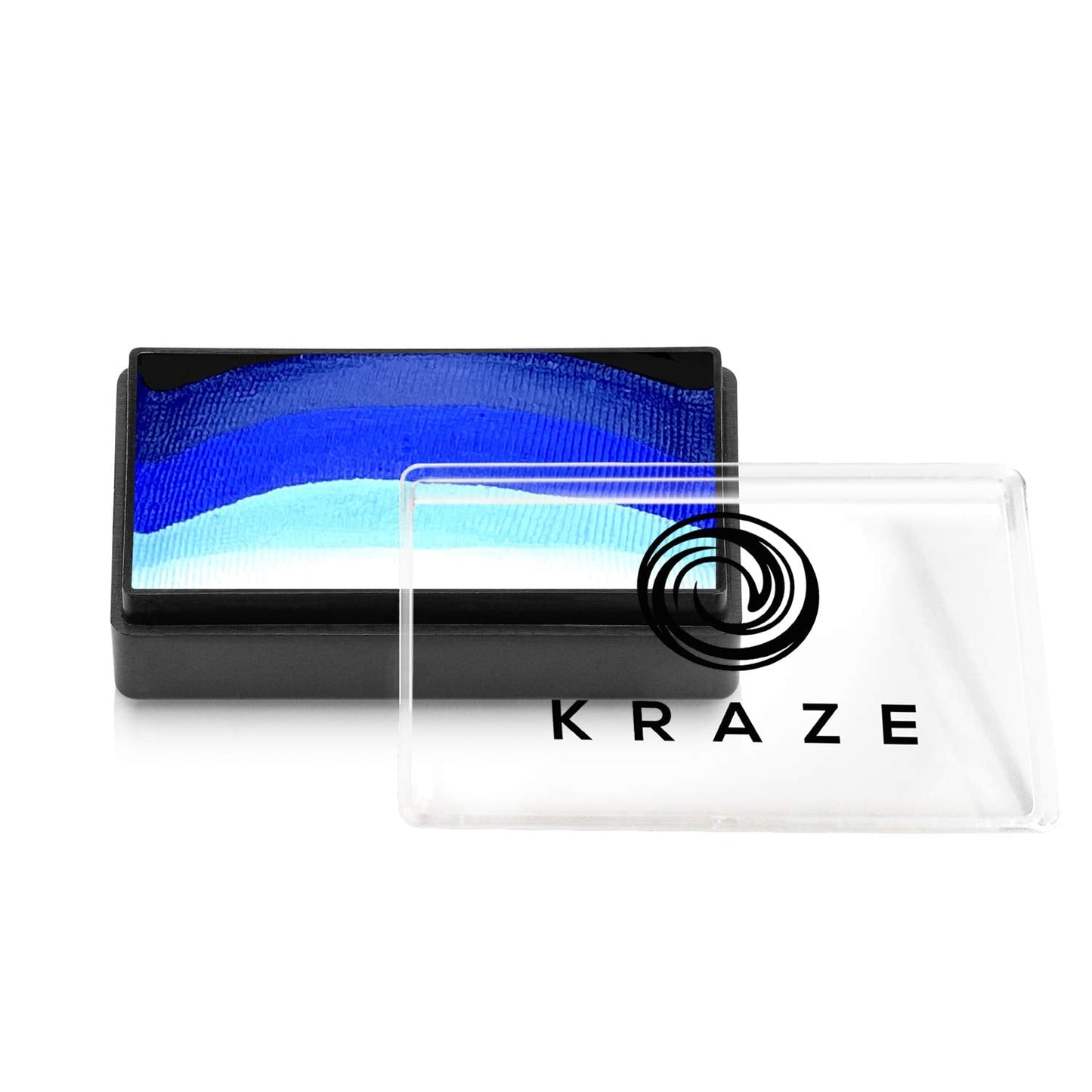 Kraze FX Dome Stroke - Dark Wave (25 gm), Professional 1-Stroke Split Cake, Hypoallergenic, Non-Toxic, Water Activated Face & Body Painting Makeup Beauty & Personal Care Kraze FX