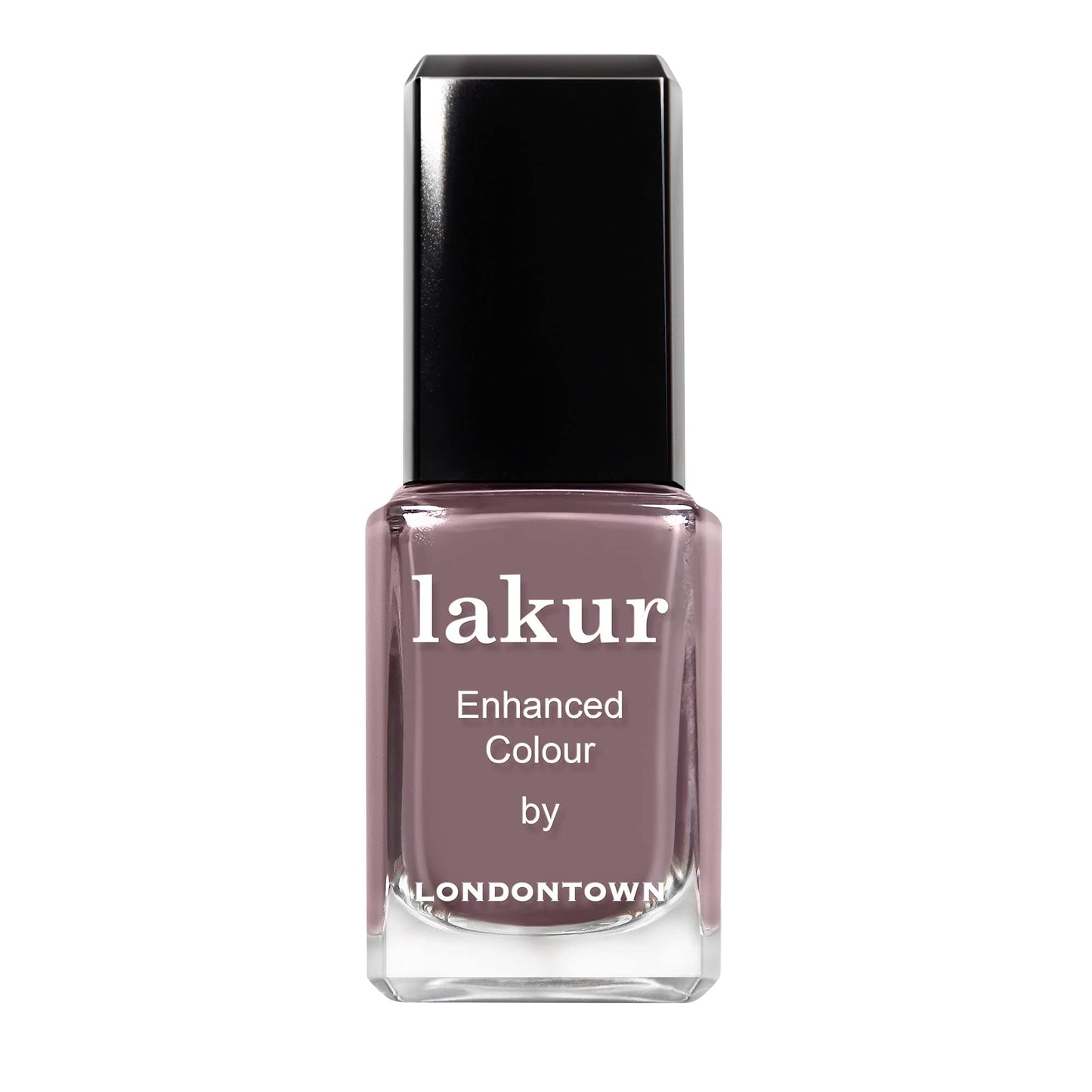 LONDONTOWN lakur Nail Polish - Chip-Resistant, Non-Toxic, Conditions & Hydrates Nails | Glossy Plum Purple, Cashmere, .40 fl oz Beauty & Personal Care LONDONTOWN