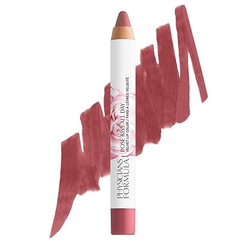 Physicians Formula Rosé Kiss All Day Velvet Lipstick Lip Color Makeup, Red First Kiss | Dermatologist Tested, Clinicially Tested Beauty & Personal Care Physicians Formula