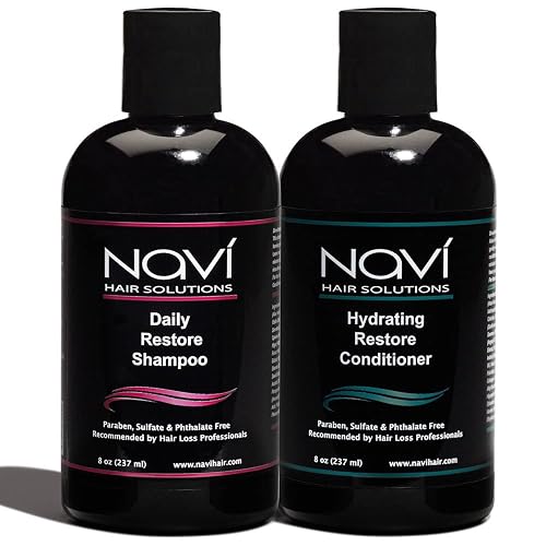 Navi Hair Growth Shampoo and Conditioner Set, Natural DHT Blocker for Thinning Hair and Hair Loss, Safe for Color Treated Hair, Sulfate Free, Hair Beauty & Personal Care Navi Hair Solutions