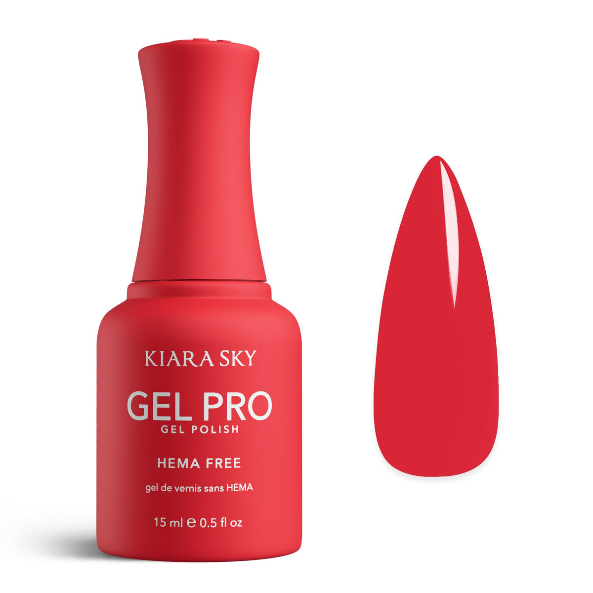 KIARA SKY Gel Pro HEMA-Free Gel Nail Polish | Full Coverage, 28+ Day Wear, Self-Leveling, UV/LED Soak-Off, 0.5 fl oz | Fever Dream #091
