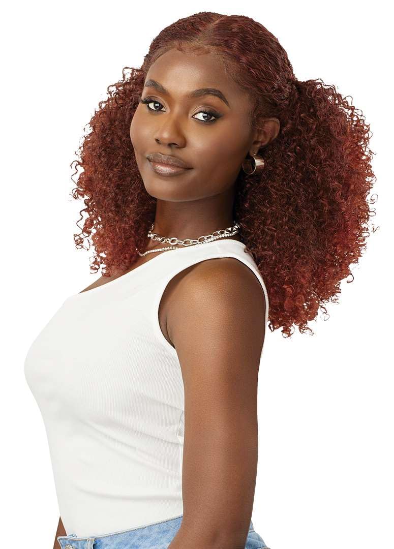 Outre Lace Front Wig - Melted Hairline - Latira (JET BLACK 1)