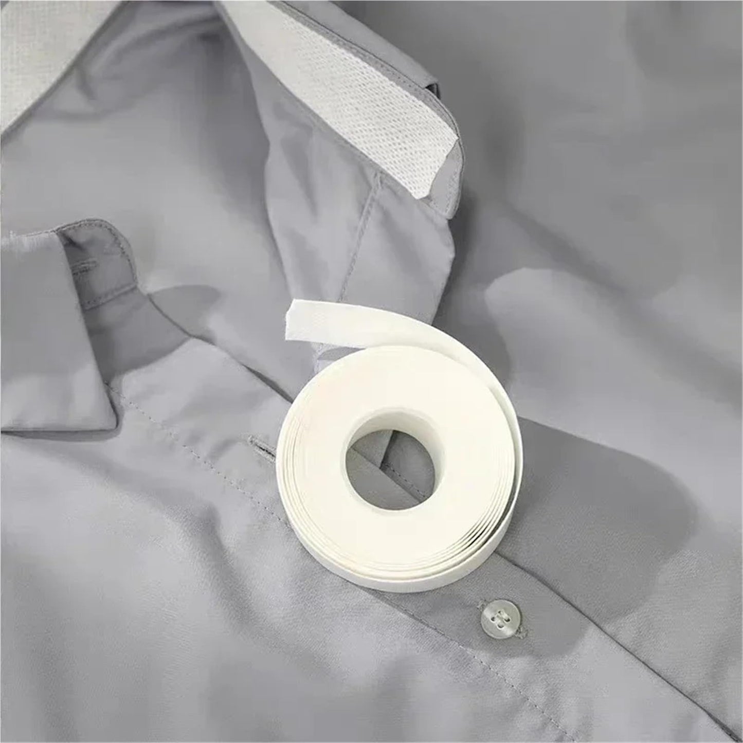 Collar Protector For Shirts 20Roll Hat Shirt Collar Grime Protector Fixing Sticker Self-adhesive Disposable Tape Rolled Sweat-absorbent Tape Beauty and Personal Care Anenog