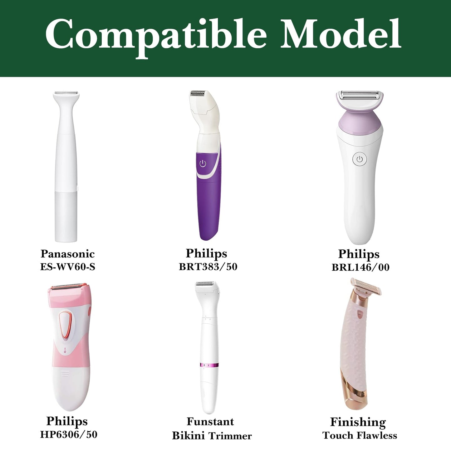 Linkidea Women's Electric Shaver Travel Case, Compatible with Philips Series 6000, BRL146/00, BRT383/50, Bikini Trimmer, Cordless Hard Shell Carrying Beauty and Personal Care Linkidea