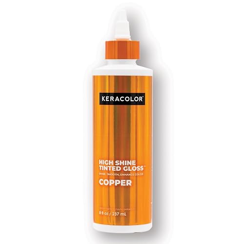 Keracolor High Shine Tinted Hair Gloss, In-Shower Hair Glaze, Sheer Color-Enhancing Glossing Treatment, Copper, 8 Fl Oz Beauty & Personal Care KERACOLOR