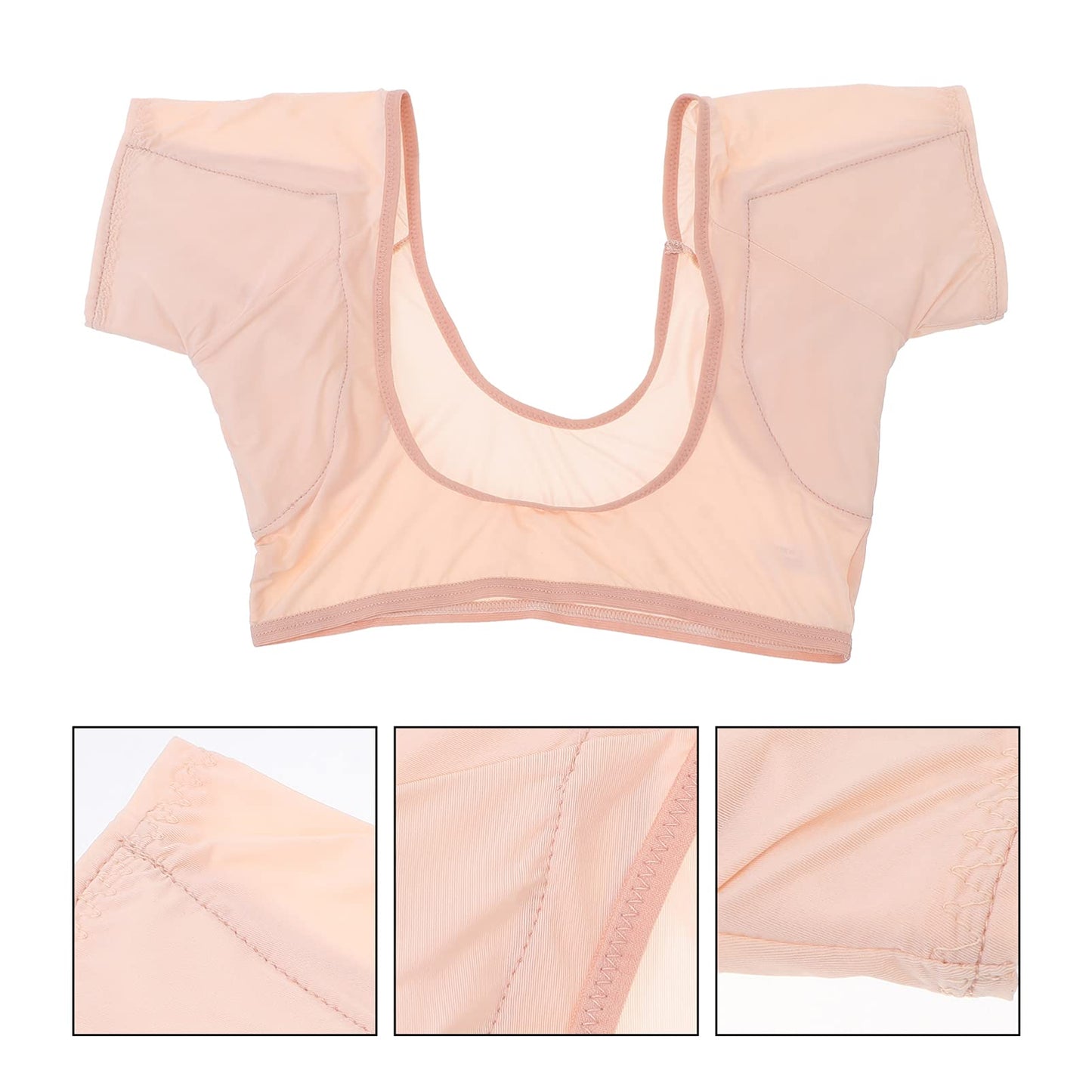 Breathable Underarm Sweat Vest Underarm Sweat Guard Underwear Vest Underarm Washable?Underarm Sweat Pads For Women Girls Ladies Size Beauty and Personal Care DOITOOL