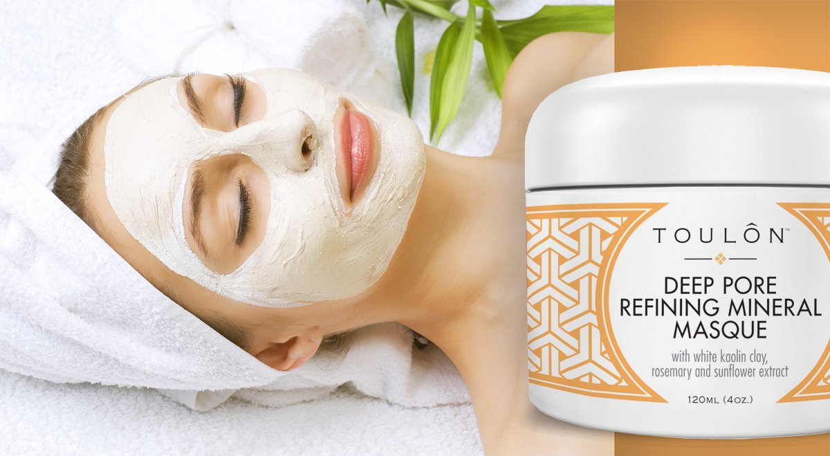 TOULON Kaolin Clay Mask for Face with White Kaolin Mineral Clay. Soft Pure Healing Mask with Minerals to Reduce Wrinkles and Blackheads & Detox Skin Beauty & Personal Care TOULON