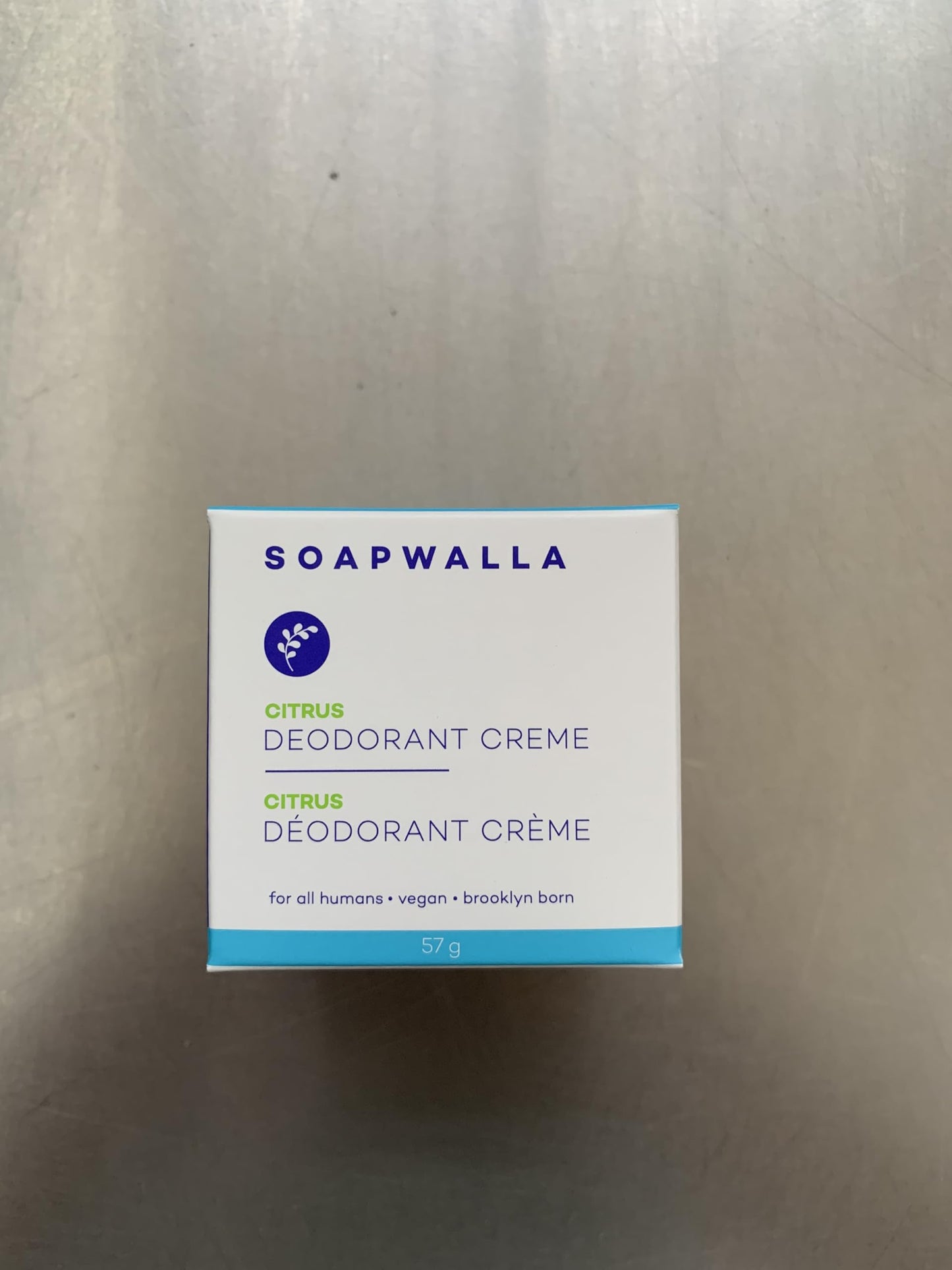 Soapwalla - Natural Citrus Aluminum-Free Deodorant Cream - Vegan, Cruelty-Free, Clean Skincare (Full Size, 2 oz - 57 g) Beauty and Personal Care Soapwalla