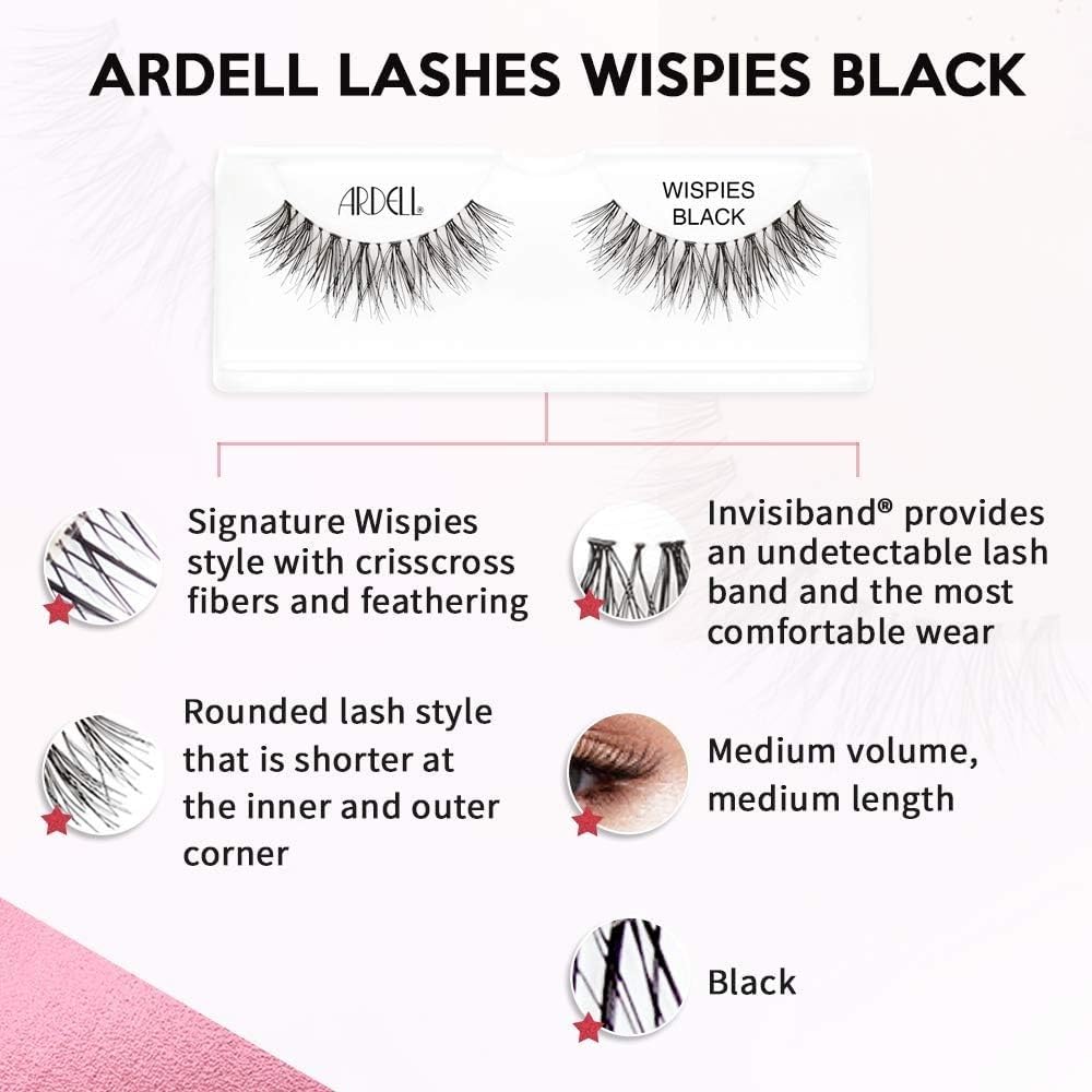 Ardell Fashion Lashes Pair - Wispies, (Pack of 4) Beauty & Personal Care Ardell