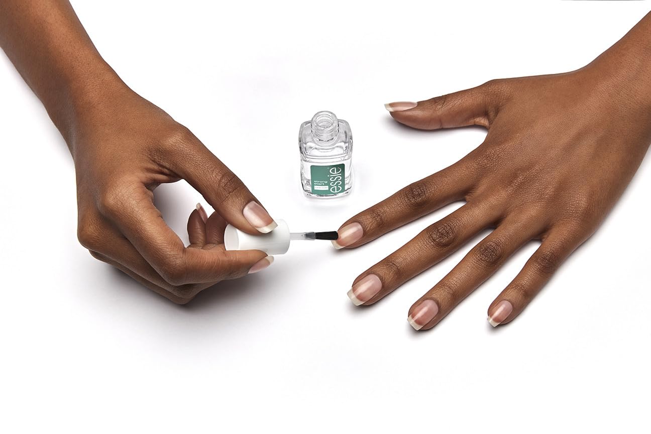 essie Nail Care, 8-Free Vegan, Strong Start Base Coat, strengthening nail polish, 0.46 fl oz Beauty and Personal Care essie