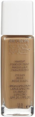 Revlon Nearly Naked Liquid Makeup Broad Spectrum SPF 20, #210 Sun Beige, 1 Fluid Ounce Beauty & Personal Care REVLON