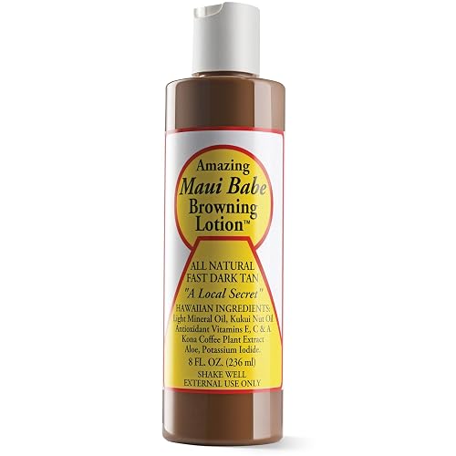 Browning Lotion - All Natural Fast Dark Tan 8 fl.oz Beauty & Personal Care Maui Babe