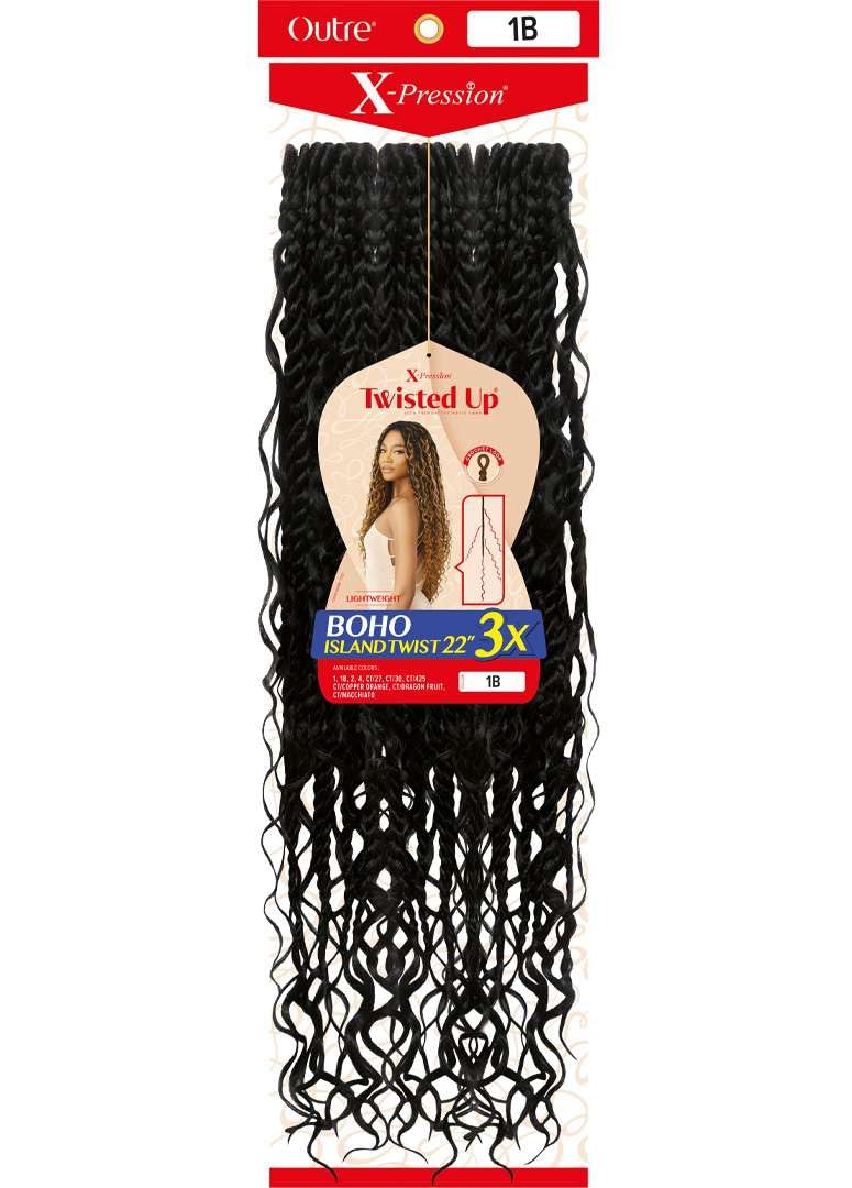 Outre X-Pression - Twisted Up - Boho Island Twist 22" 3X (CT/DRAGON FRUIT)