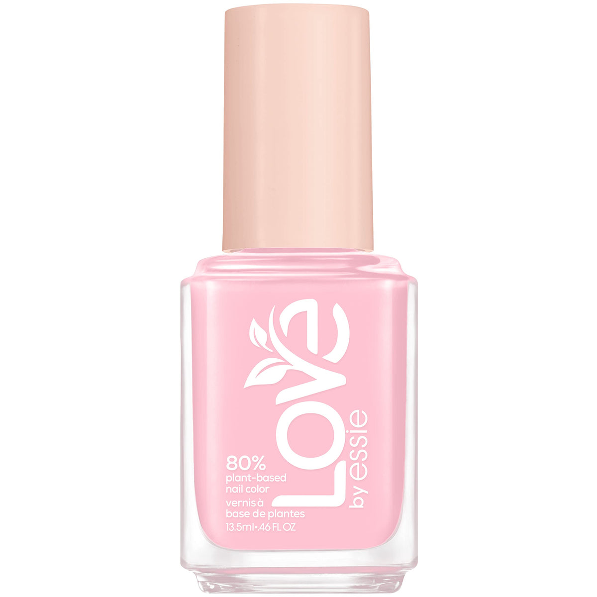 LOVE by essie Nail Polish, 80% Plant-based, Salon-Quality, Vegan, Pink, Free In Me, 0.46 Fl Oz