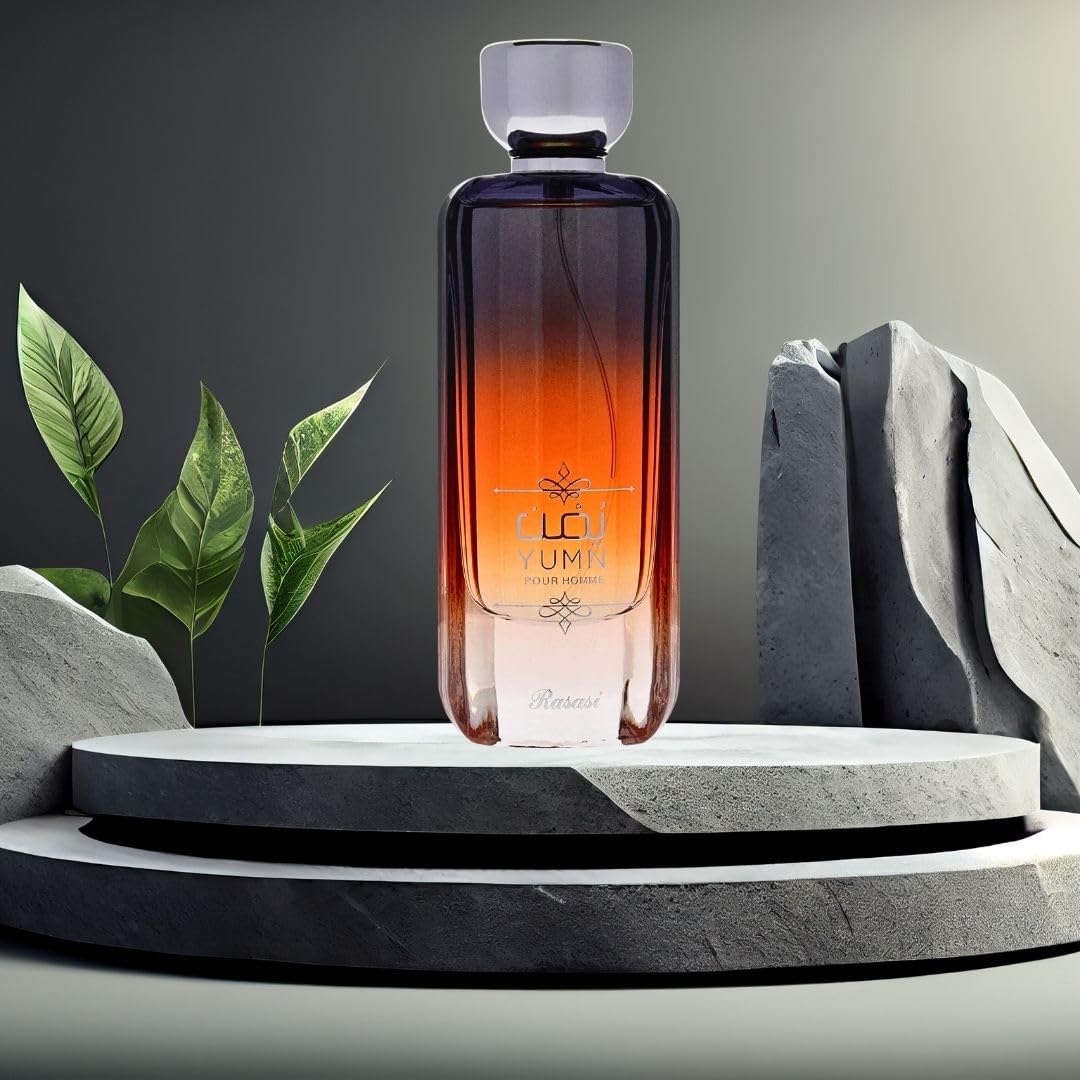 RASASI Yumn Eau De Parfum Spray 100ML (3.38 OZ) Arabian Warm Spicy And Refreshing Men's Perfume, Long Lasting, Luxurious Scent Beauty & Personal Care RASASI