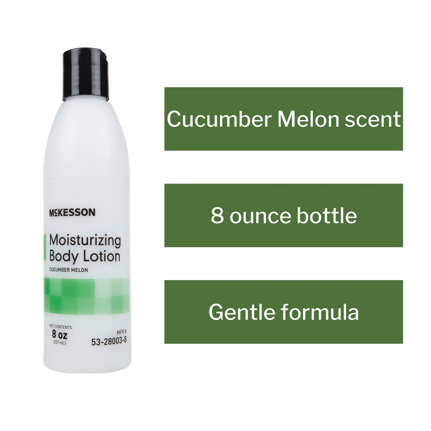 McKesson Moisturizing Body Lotion, Cucumber Melon Scent, 8 oz, 48 Count Beauty & Personal Care McKesson