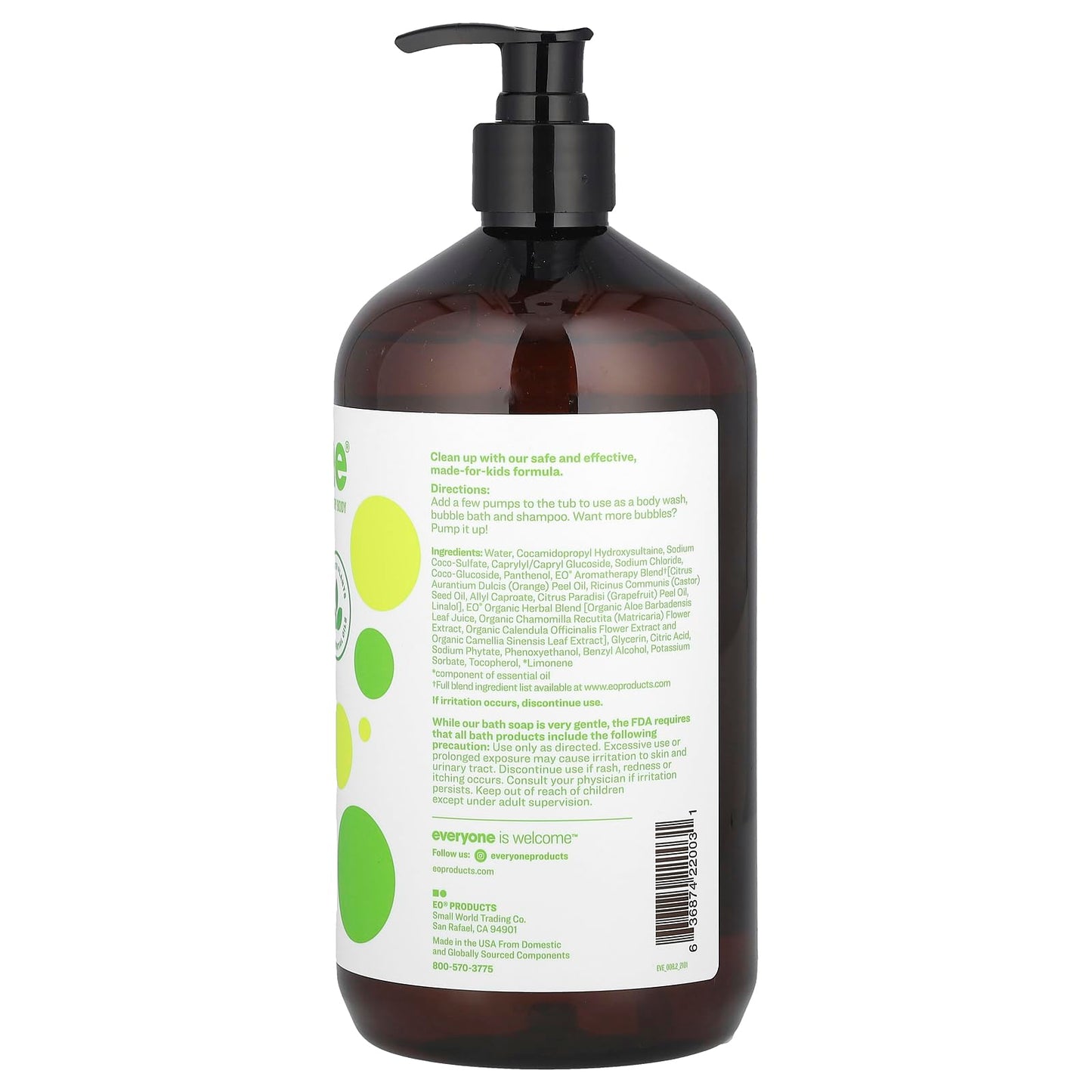 Eo Products Soap Everyone Kids Cnut 32 Fz Beauty & Personal Care EO