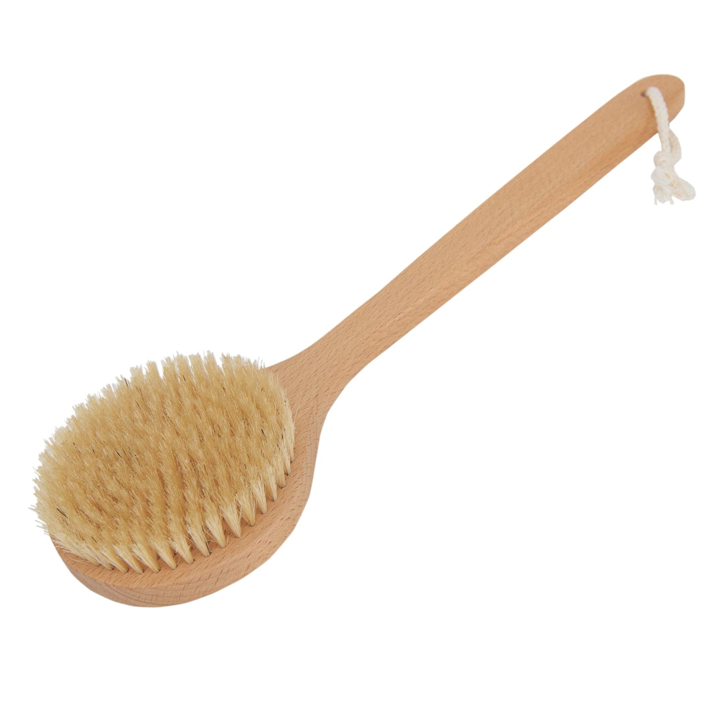 Dry Brushing Body Brush with Handle by Afterspa, Back Scrubber for Shower, Exfoliating Shower Brush, Shower Scrubber for Body, Vegan and Cruelty Free Beauty and Personal Care AFTERSPA