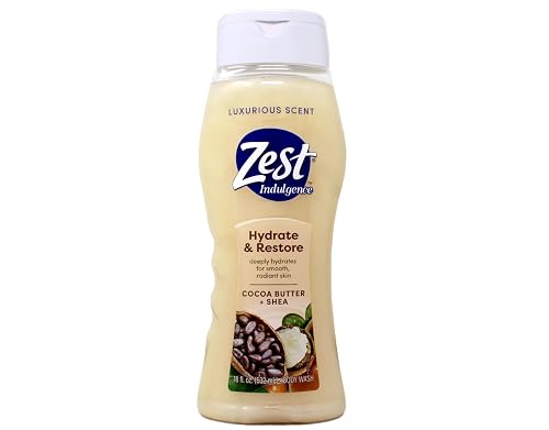 Zest Body Wash, Creamy Cocoa Butter & Shea, 18 Fl Oz Beauty & Personal Care Zest