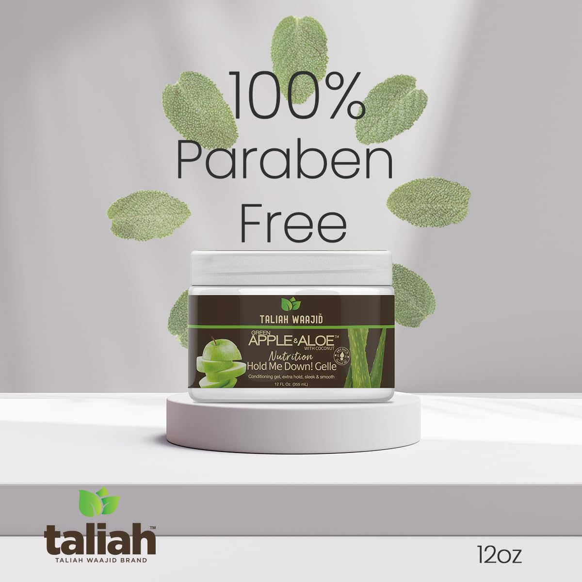 Taliah Waajid Green Apple & Aloe Curl Definer โ pH Balanced, Strengthening, Curl Enhancing Cream with Coconut Oil โ Paraben Free, 12oz (T124) Beauty & Personal Care Taliah Waajid