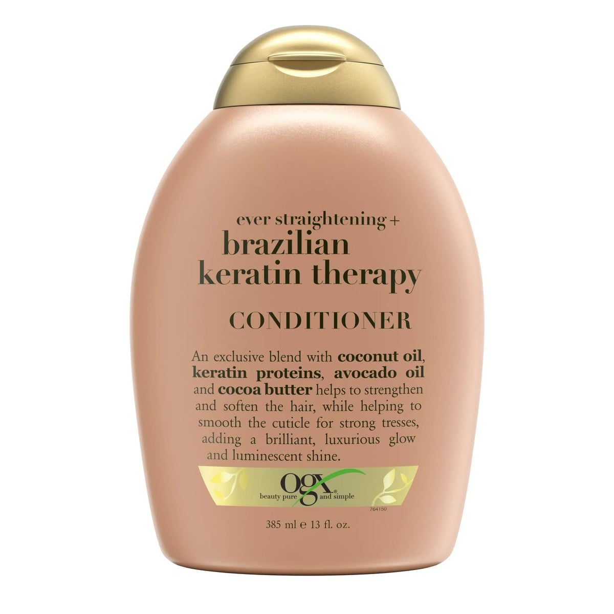 Ogx Conditioner Brazilian Keratin Therapy 13 Ounce (384ml) (2 Pack)