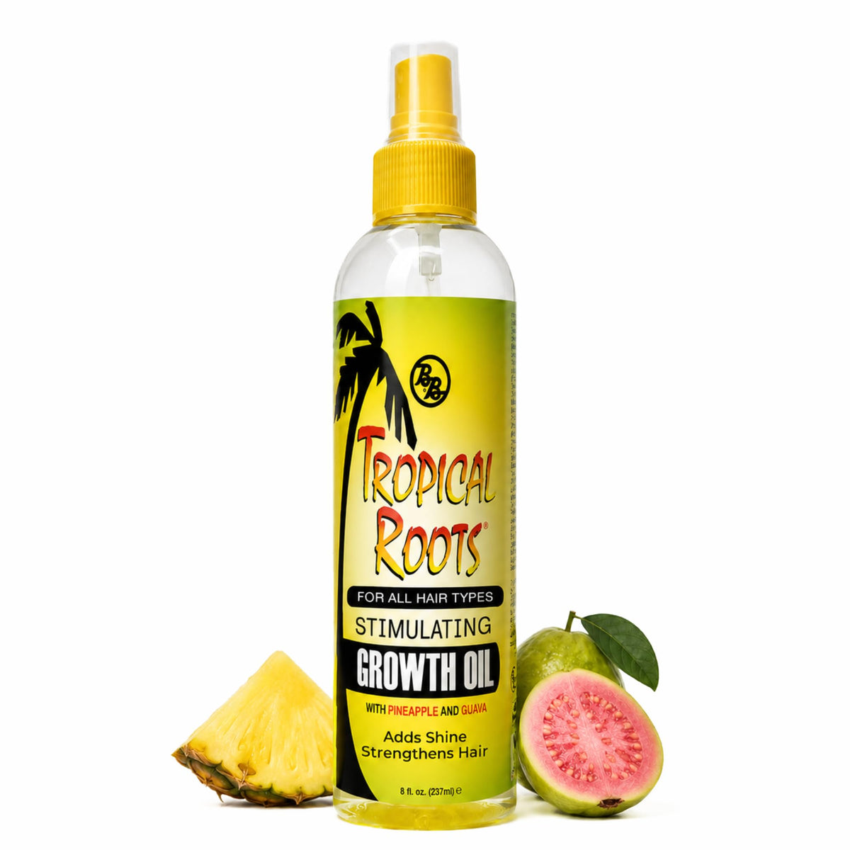 Bronner Bros Tropical Roots Stimulating Hair Oil for Moisture & Shine, 8oz