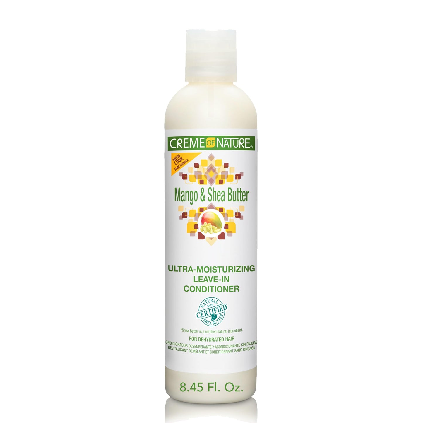 Creme of Nature Mango and Shea Butter Ultra-Moisturizing Leave In Conditioner with Certified Natural Ingredients, Creamy No-Rinse Softening Treatment Beauty & Personal Care Creme of Nature