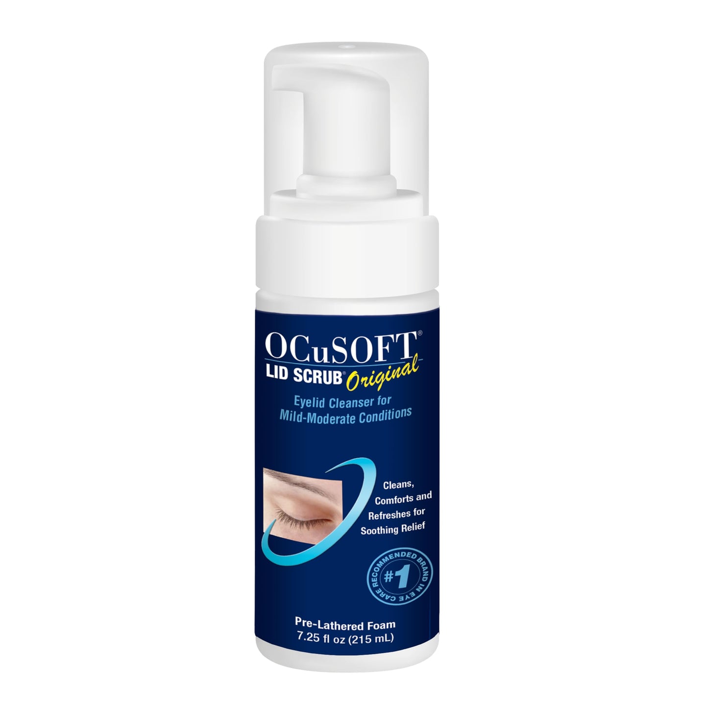 OCuSOFT Lid Scrub Original Foaming Eyelid Cleanser - Mild Instant Foaming Eyelid & Eyelash Cleanser - Daily Eyelid Wash to Remove Oil, Dust, Pollen Beauty and Personal Care OCuSOFT