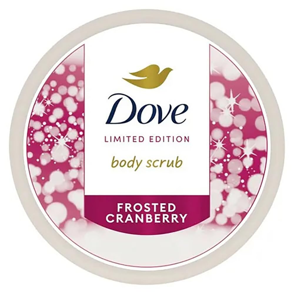Dove Frosted Cranberry Body Scrub, Exfoliating Body Polish, PETA Approved Vegan Body Exfoliator, Moisturizing Skin Care Scrub, 3.5 oz Beauty & Personal Care Dove