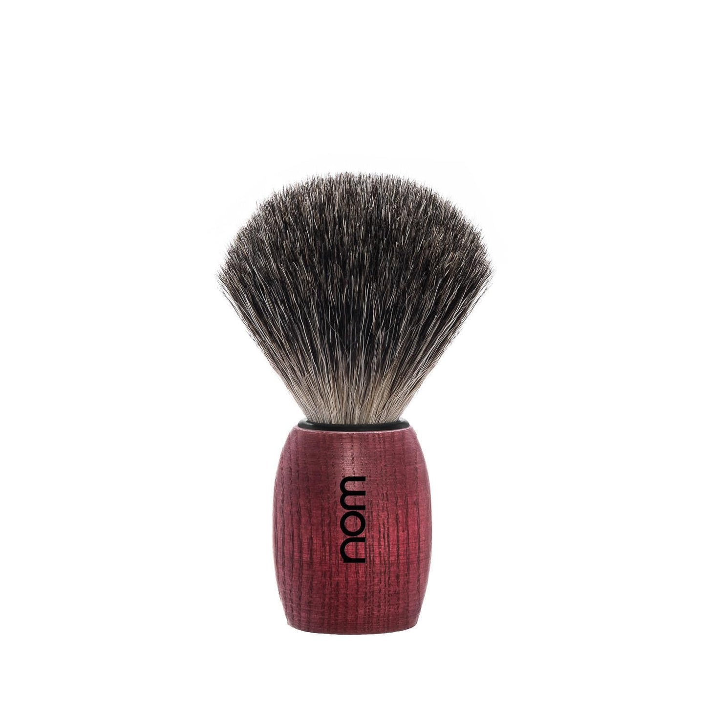 NOM OLE shaving brush - Pure Badger Shave Brush for Shaving soaps and creams - exfoliating shaving brush - Blushed Ash handle Beauty and Personal Care MÜHLE