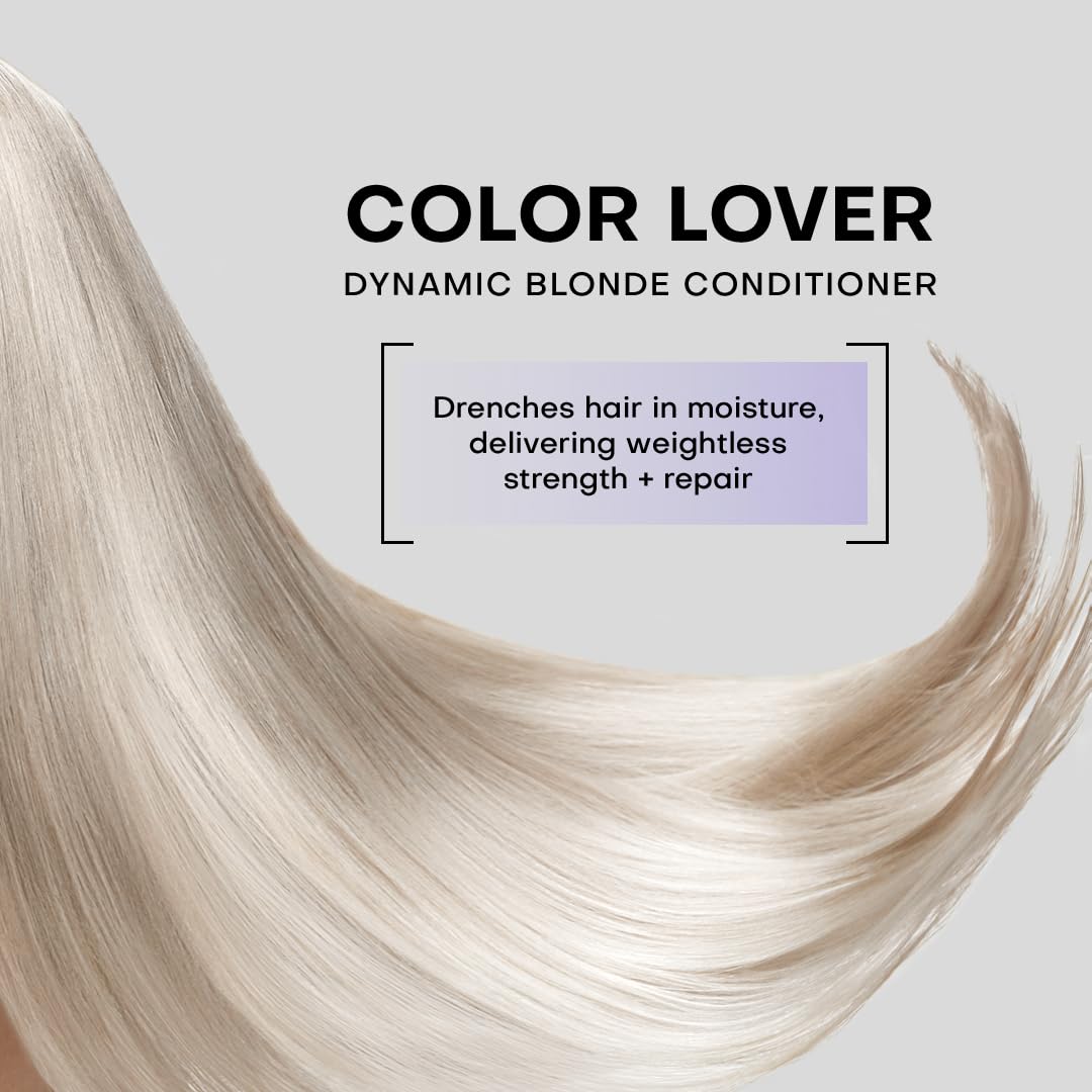 FRAMESI Color Lover Dynamic Blonde Sulfate Free Purple Conditioner for Color Treated Hair, 16.9 fl oz Beauty & Personal Care FRAMESI