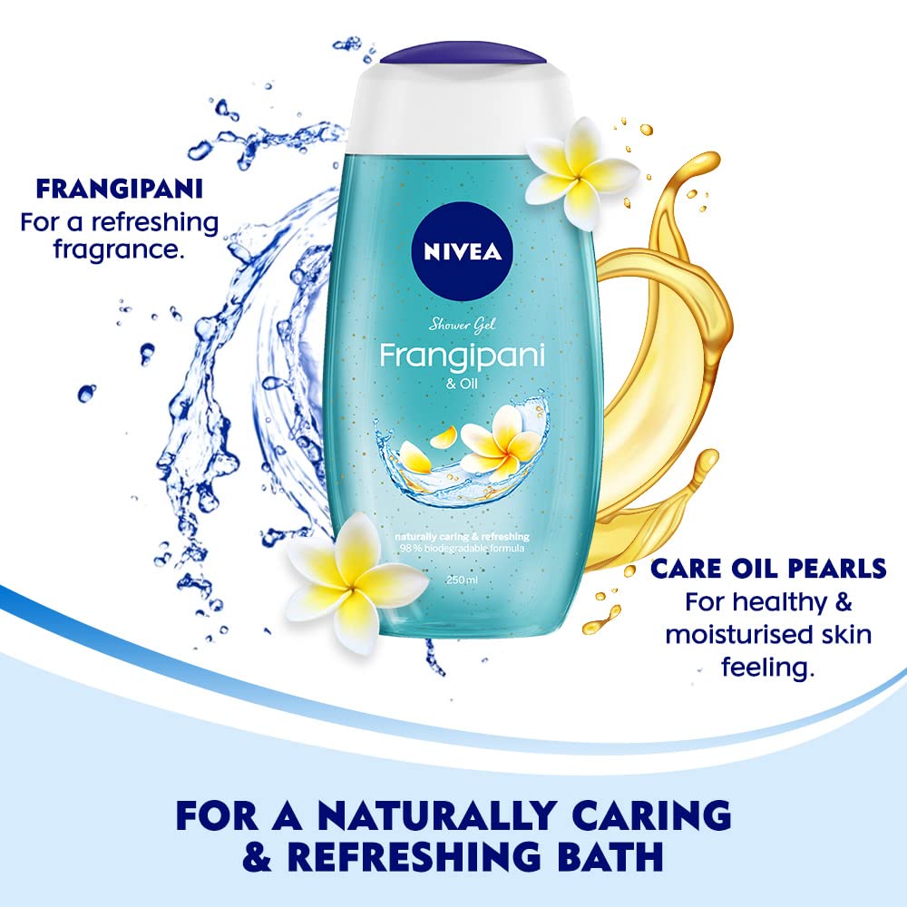 Nivea Frangipani & Oil Shower Gel(250 ml) Beauty & Personal Care NIVEA