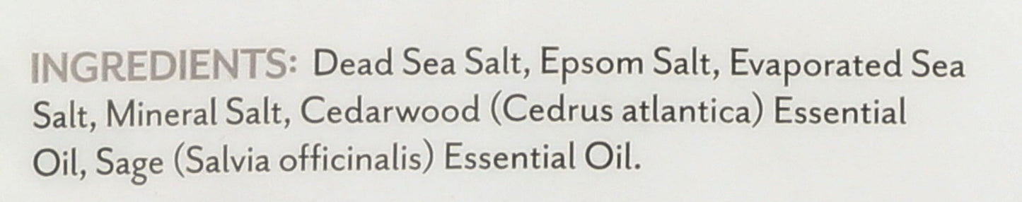 Soothing Touch Cedar Sage Restoring Bath Salts Pouch 32 Oz Beauty and Personal Care Soothing Touch