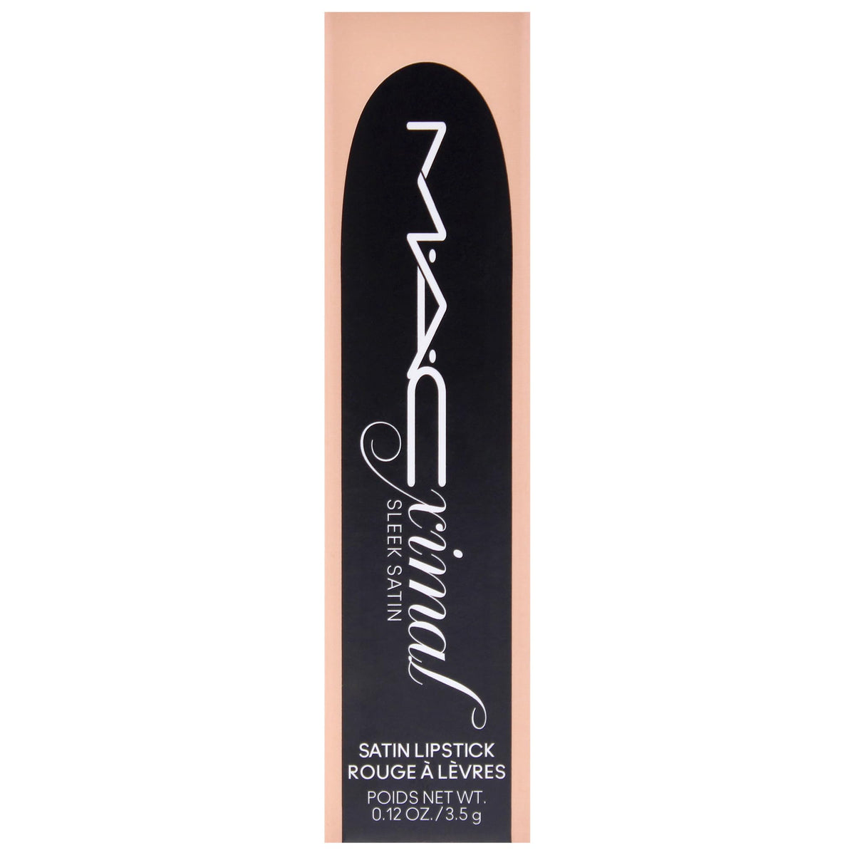 MAC Macximal Sleek Satin Lipstick - 833 Creme D Nude for Women - 0.12 oz Lipstick
