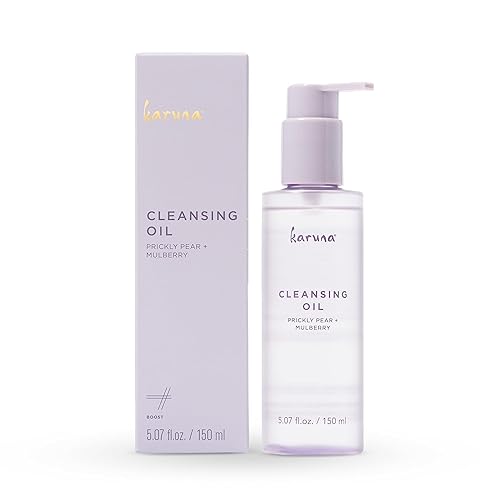 Karuna - Cleansing Oil with Prickly Pear for Clean Skin - Cleanses Without Clogging Pores, Oil Based Cleanser, Travel Size Makeup Remover - Waterproof Beauty & Personal Care Karuna
