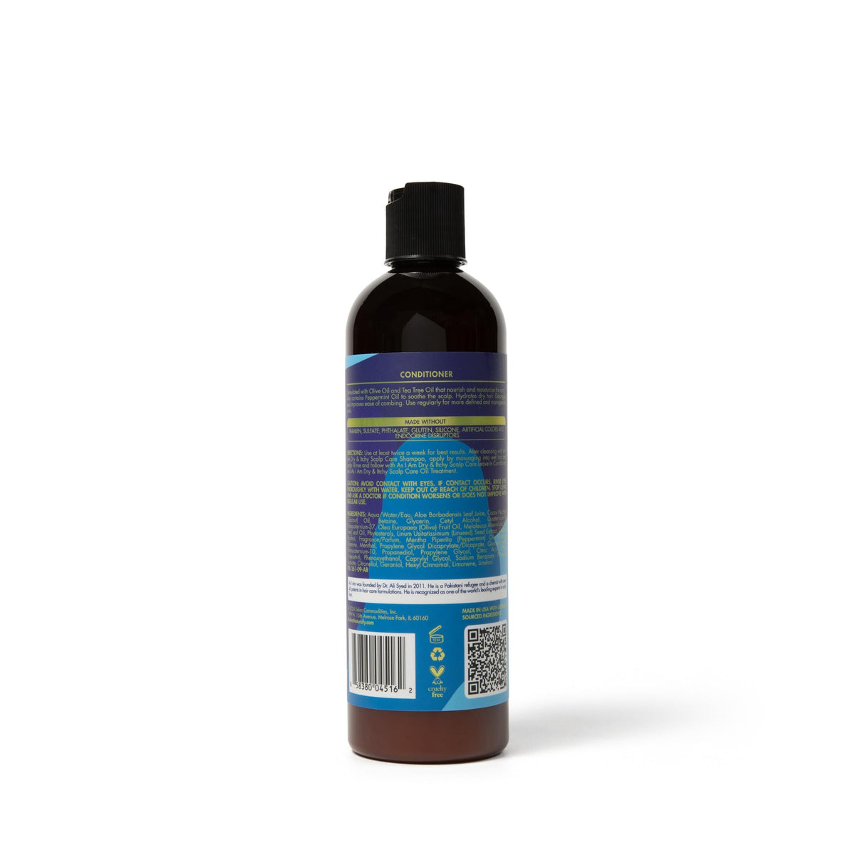 As I Am Dry & Itchy Scalp Care Conditioner - 16 ounce - Nourish and moisturize the scalp. - With Olive Oil, Tea Tree Oil & Peppermint Oil