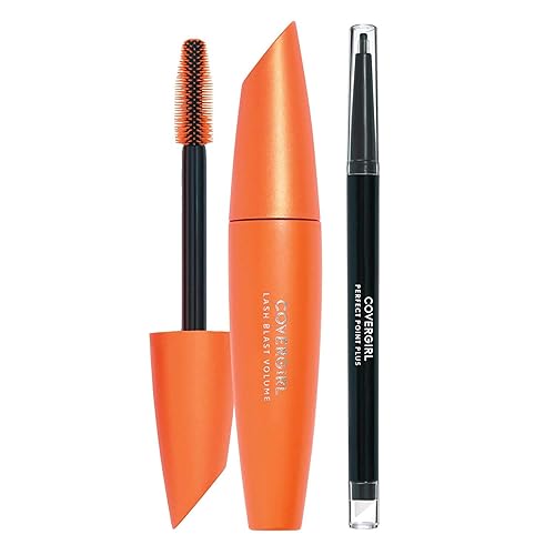 COVERGIRL LashBlast Volume Mascara and Perfect Point Plus Eyeliner, Very Black/Black Onyx, Combo 1 (Packaging May Vary) Beauty & Personal Care COVERGIRL