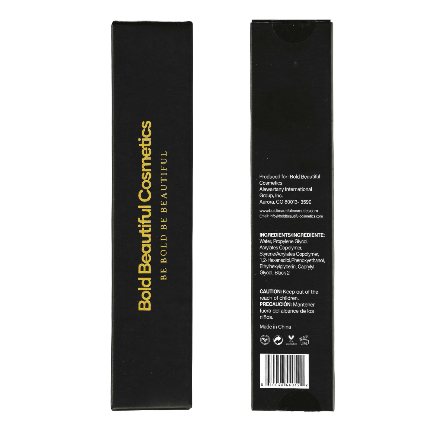 Bold Beautiful Cosmetics Eyeliner Liquid Waterproof eyeliner liquid liner black, 1 Count Beauty & Personal Care Bold Beautiful Cosmetics