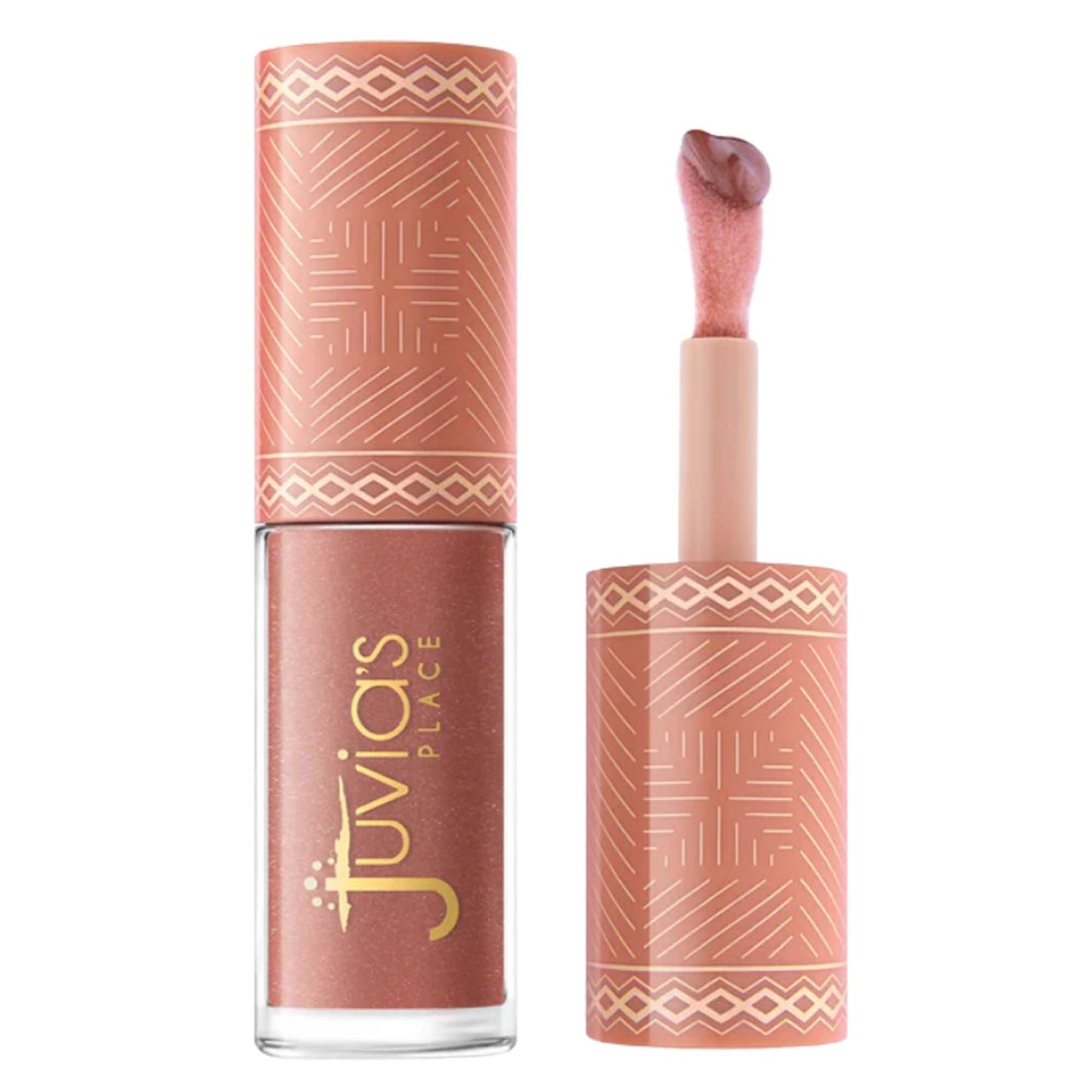 Juvia's Place Nubian Earth Glass Lip Gloss Mirage - Non-sticky Lip Gloss Makeup, Hydrating, Tinted, Shine & Glow Lip Makeup, Beauty & Personal Care Beauty & Personal Care Juvia's Place