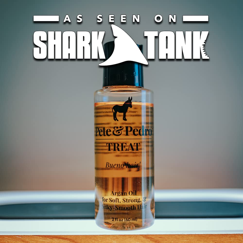 Pete & Pedro TREAT - Argan Oil Moisturizing Hair Treatment | Keeps Hair Soft, Strong, Frizz-Free, Silky, & Shiny | Helps Dry & Damaged Skin, Nails, Beauty & Personal Care Pete & Pedro